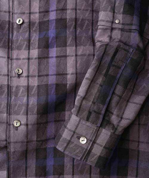SHAREEF（シャリーフ）の「CHECK JACQUARD L/S SHIRTS（シャツ