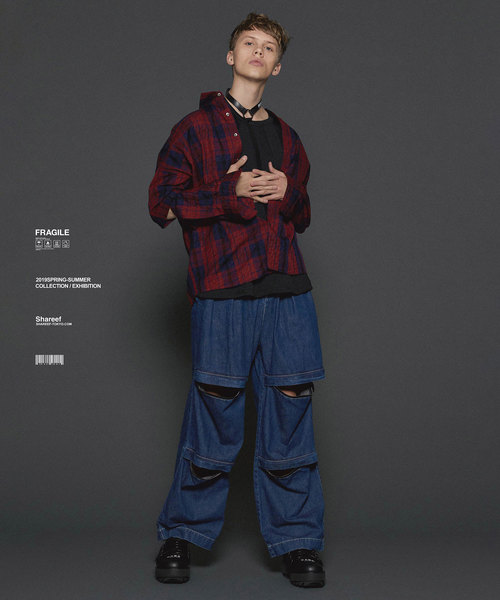 SHAREEF（シャリーフ）の「CHECK JACQUARD L/S SHIRTS（シャツ