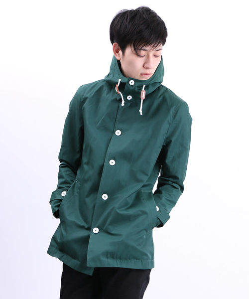 WEGO（ウィゴー）の「WEGO/リムーバブルフーデッドコート（ステンカラーコート・メンズ・ベージュ/グリーン/ブルー・LARGE/MEDIUM）」の3枚目の写真