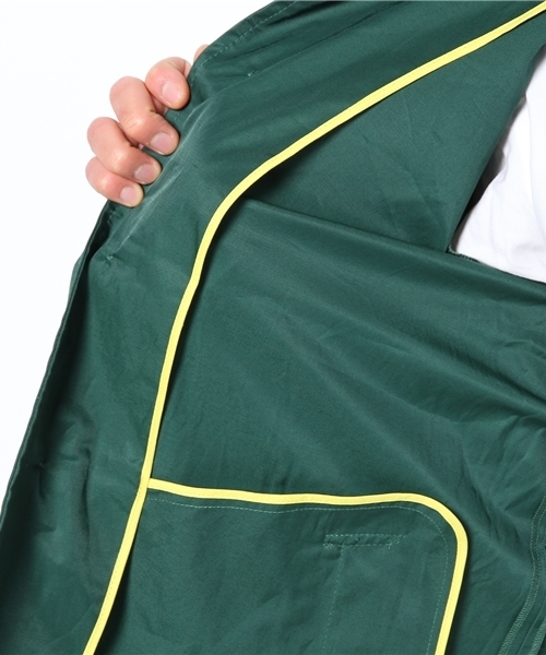 WEGO（ウィゴー）の「WEGO/リムーバブルフーデッドコート（ステンカラーコート・メンズ・ベージュ/グリーン/ブルー・LARGE/MEDIUM）」の14枚目の写真