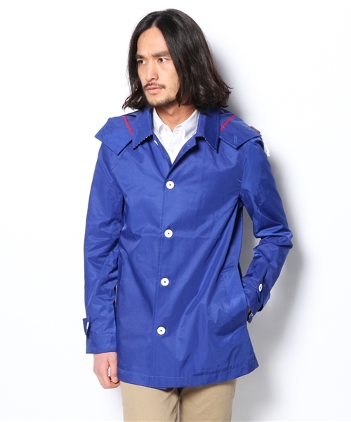 WEGO（ウィゴー）の「WEGO/リムーバブルフーデッドコート（ステンカラーコート・メンズ・ベージュ/グリーン/ブルー・LARGE/MEDIUM）」の15枚目の写真