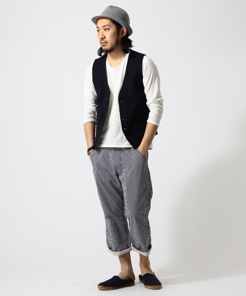 BEAMS（ビームス）の「○BEAMS / ワンウォッシュ 裾裏 ペインター クロップドパンツ（チノパンツ・メンズ・ブルー/ネイビー/その他1・SMALL/MEDIUM/LARGE/X-LARGE）」の13枚目の写真