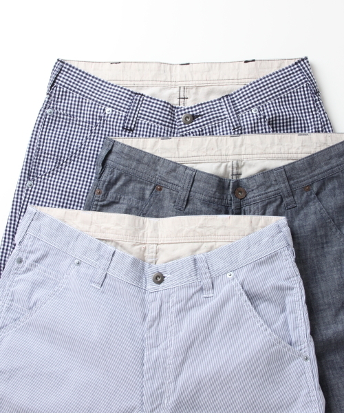 BEAMS（ビームス）の「○BEAMS / ワンウォッシュ 裾裏 ペインター クロップドパンツ（チノパンツ・メンズ・ブルー/ネイビー/その他1・SMALL/MEDIUM/LARGE/X-LARGE）」の7枚目の写真