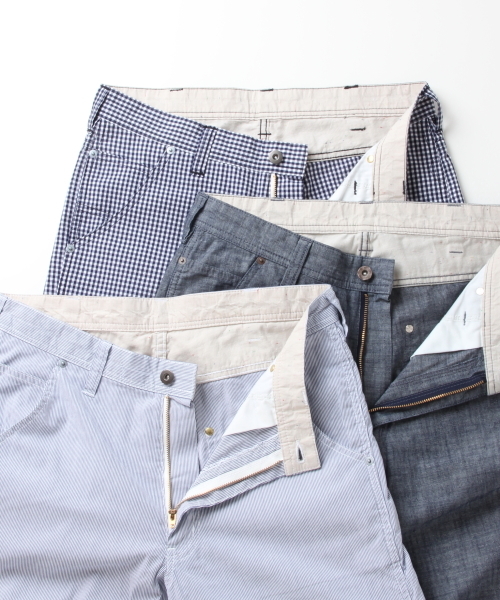 BEAMS（ビームス）の「○BEAMS / ワンウォッシュ 裾裏 ペインター クロップドパンツ（チノパンツ・メンズ・ブルー/ネイビー/その他1・SMALL/MEDIUM/LARGE/X-LARGE）」の8枚目の写真