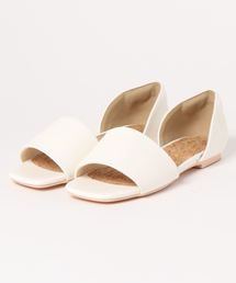 KOBE LETTUCE | ワンベルトスクエアトゥフラットサンダル(サンダル)