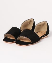 KOBE LETTUCE | ワンベルトスクエアトゥフラットサンダル(サンダル)