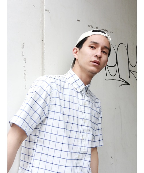 CRAFT STANDARD BOUTIQUE（クラフトスタンダードブティック）の「【新色追加】23col.ベ-シックオックスボタンダウン半袖シャツ ○☆（シャツ/ブラウス・メンズ・チェック/ブルーグリーン/ホワイト系その他5/グレー系その他3/グリーン系その他5/ブルー系その他2/ブルー系その他3/ブルー系その他4/ブルー系その他5/イエロー系その他/その他5/その他8/その他9/ストライプ/ダークグレー/ダークグリーン/ライトグレー/ブラック/サックスブルー/ブルー/ネイビー/グレー/オフホワイト/レッド系その他7・M/L/LL/S）」の22枚目の写真