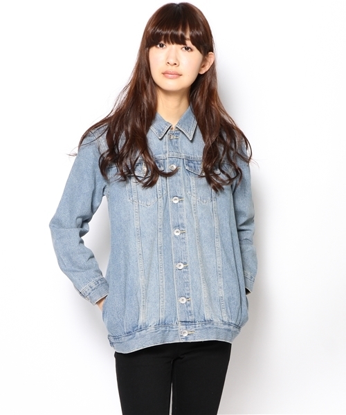 natural couture（ナチュラルクチュール）の「Ｇジャン（ブルゾン・レディース・ブルー/インディゴブルー・FREE）」の15枚目の写真