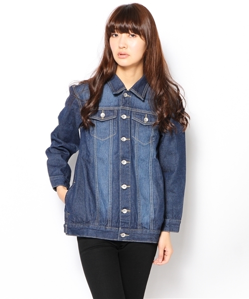 natural couture（ナチュラルクチュール）の「Ｇジャン（ブルゾン・レディース・ブルー/インディゴブルー・FREE）」の17枚目の写真