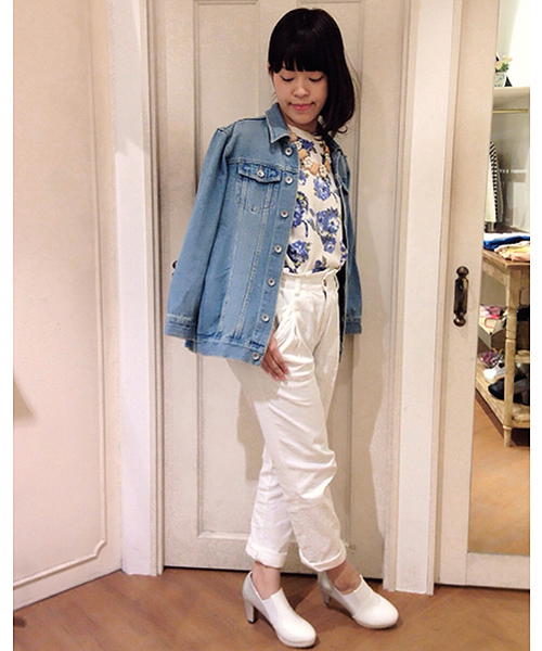 natural couture（ナチュラルクチュール）の「Ｇジャン（ブルゾン・レディース・ブルー/インディゴブルー・FREE）」の19枚目の写真