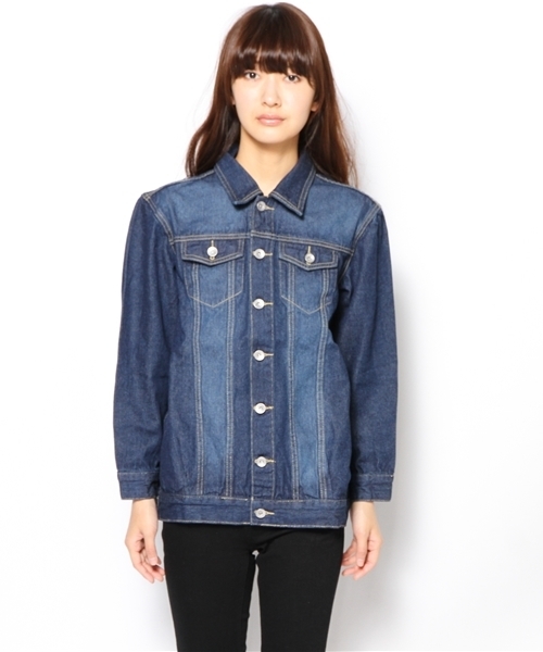 natural couture（ナチュラルクチュール）の「Ｇジャン（ブルゾン・レディース・ブルー/インディゴブルー・FREE）」の13枚目の写真
