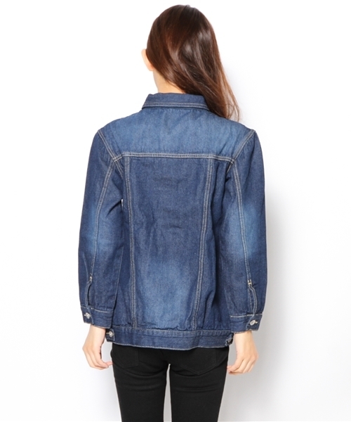 natural couture（ナチュラルクチュール）の「Ｇジャン（ブルゾン・レディース・ブルー/インディゴブルー・FREE）」の7枚目の写真