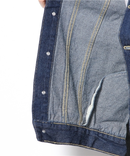 natural couture（ナチュラルクチュール）の「Ｇジャン（ブルゾン・レディース・ブルー/インディゴブルー・FREE）」の9枚目の写真