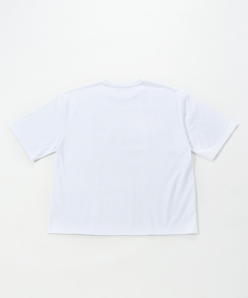 NO NEED(ノーニード)の「ハーフスリーブフォト&メッセージプリントオーバーサイズTシャツ(Tシャツ/カットソー・メンズ・ホワイト/ブラック/イエロー/キャメル・フリ-)」の18枚目の写真