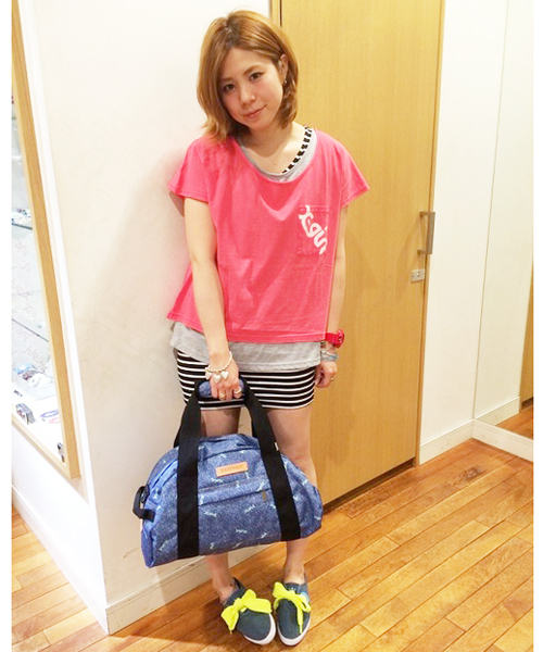 X-girl(エックスガール)の「X-girl×EASTPAK 2WAY BAG(ショルダーバッグ・レディース・ネイビー・ONE SIZE)」の12枚目の写真