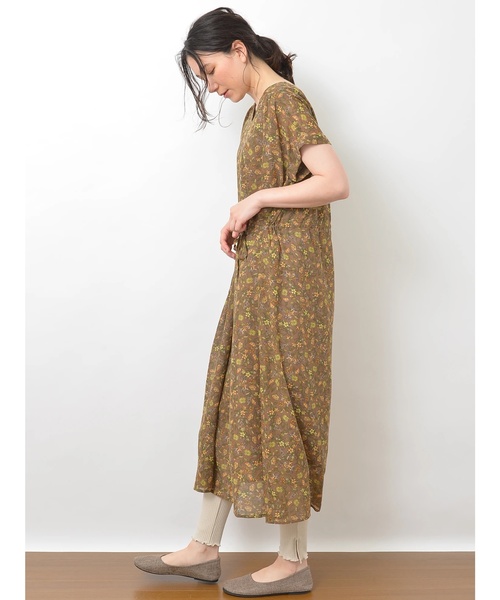 Earth Music Ecology アースミュージックアンドエコロジー の ガーデンフラワードロストワンピース ワンピース Wear