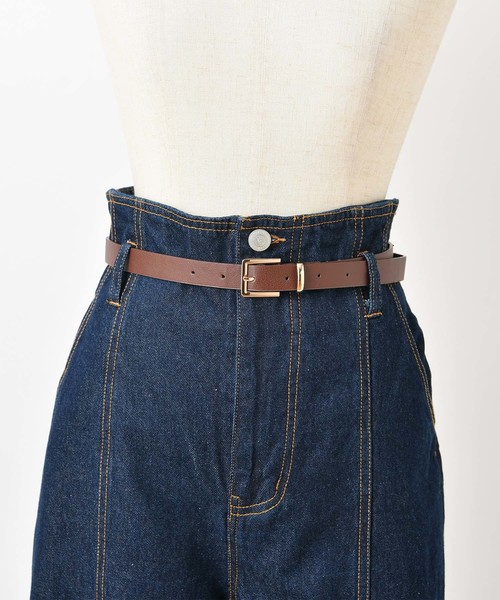 one after another NICE CLAUP(ワンアフターアナザーナイスクラップ)の「【ZOZO限定】ハイウエストデニムデイリーパンツ(デニムパンツ・レディース・ブラック/ネイビー/ブルー/アイボリー・SMALL/MEDIUM)」の14枚目の写真