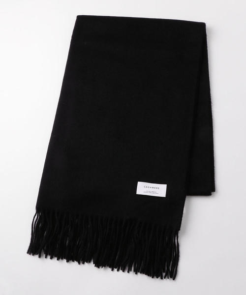 green label relaxing（グリーンレーベルリラクシング）の「D カシミヤムジ ストール（ストール/ショール・レディース・ライラック/ライム/ダークグレー/モカ/ネイビー/ライトグレー/ブラック・FREE）」の2枚目の写真