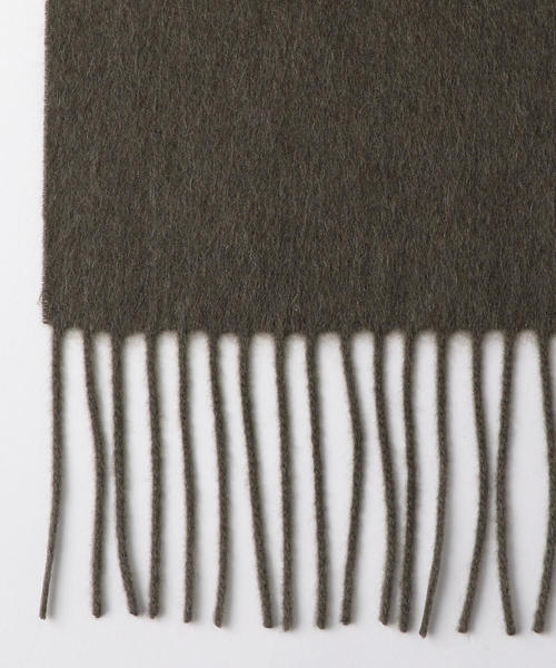 green label relaxing（グリーンレーベルリラクシング）の「D カシミヤムジ ストール（ストール/ショール・レディース・ライラック/ライム/ダークグレー/モカ/ネイビー/ライトグレー/ブラック・FREE）」の8枚目の写真