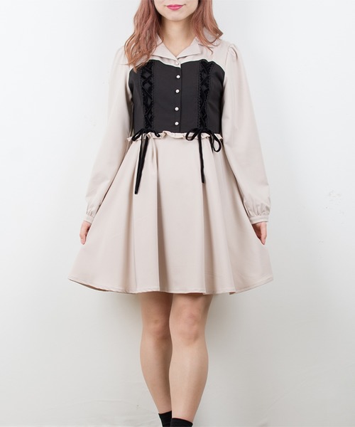 Rojita ロジータ の コルセット切替シャッツop ワンピース Wear