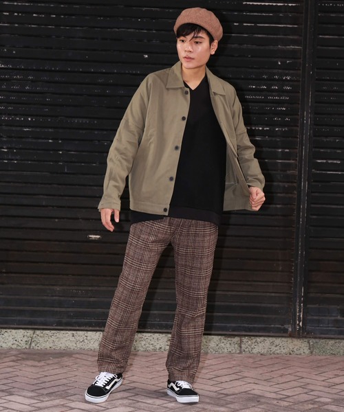 revertical（リバーティカル）の「スウィングトップ ブルゾン ドルマン ジャケット（ブルゾン・メンズ・ブラック/ベージュ/カーキ・M/L）」の9枚目の写真