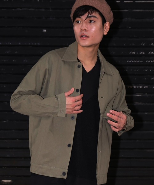 revertical（リバーティカル）の「スウィングトップ ブルゾン ドルマン ジャケット（ブルゾン・メンズ・ブラック/ベージュ/カーキ・M/L）」の7枚目の写真