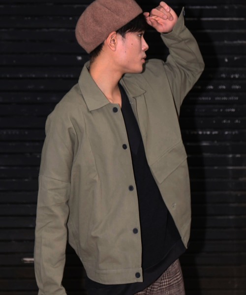 revertical（リバーティカル）の「スウィングトップ ブルゾン ドルマン ジャケット（ブルゾン・メンズ・ブラック/ベージュ/カーキ・M/L）」の10枚目の写真