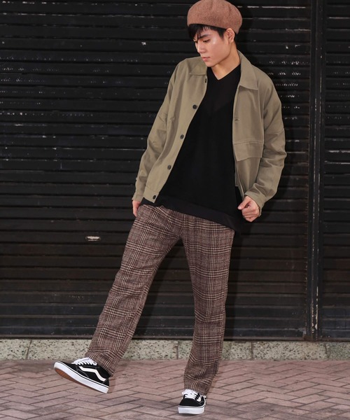 revertical（リバーティカル）の「スウィングトップ ブルゾン ドルマン ジャケット（ブルゾン・メンズ・ブラック/ベージュ/カーキ・M/L）」の21枚目の写真