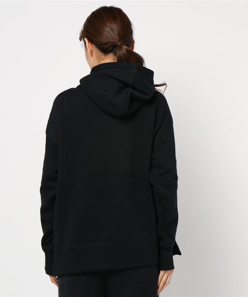 Green　Parks（グリーンパークス）の「裏起毛フーディ＊（パーカー・レディース・ブラック/パープル/カーキ/ライトベージュ・FREE）」の6枚目の写真