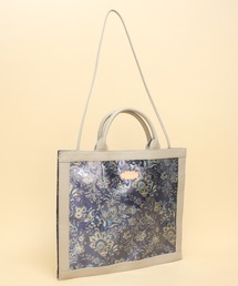 BEAURE ヴュレ カウレザー × クリア × ペイズリー 2WAY トート