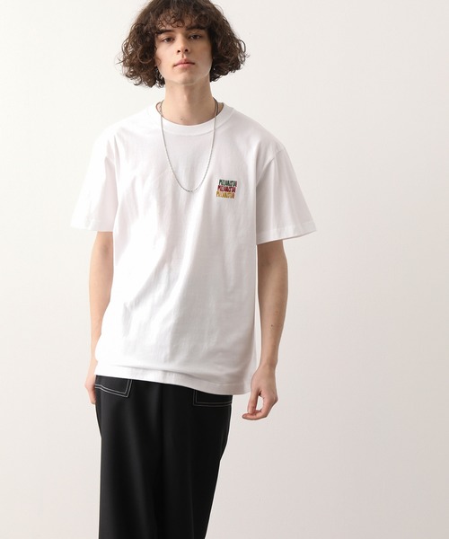 JUNRED（ジュンレッド）の「PIZZANISTA!3連ロゴT（Tシャツ/カットソー・メンズ・ホワイト/ブラック・M/L）」の3枚目の写真