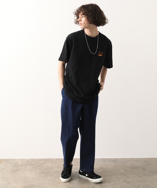 JUNRED（ジュンレッド）の「PIZZANISTA!3連ロゴT（Tシャツ/カットソー・メンズ・ホワイト/ブラック・M/L）」の9枚目の写真