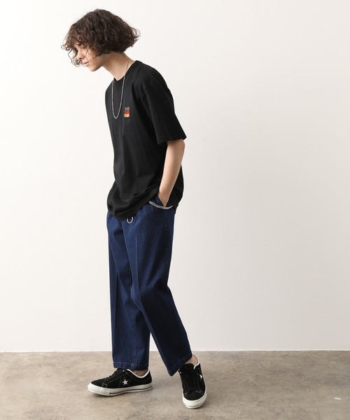 JUNRED（ジュンレッド）の「PIZZANISTA!3連ロゴT（Tシャツ/カットソー・メンズ・ホワイト/ブラック・M/L）」の10枚目の写真