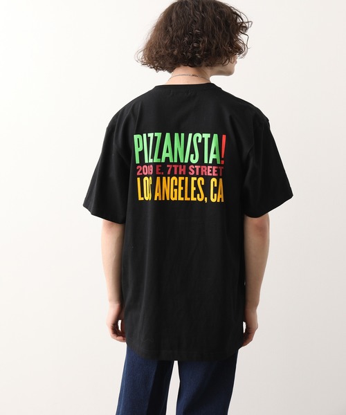 JUNRED（ジュンレッド）の「PIZZANISTA!3連ロゴT（Tシャツ/カットソー・メンズ・ホワイト/ブラック・M/L）」の11枚目の写真