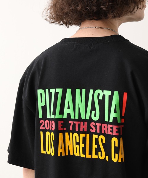 JUNRED（ジュンレッド）の「PIZZANISTA!3連ロゴT（Tシャツ/カットソー・メンズ・ホワイト/ブラック・M/L）」の12枚目の写真