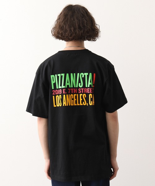 JUNRED（ジュンレッド）の「PIZZANISTA!3連ロゴT（Tシャツ/カットソー・メンズ・ホワイト/ブラック・M/L）」の14枚目の写真