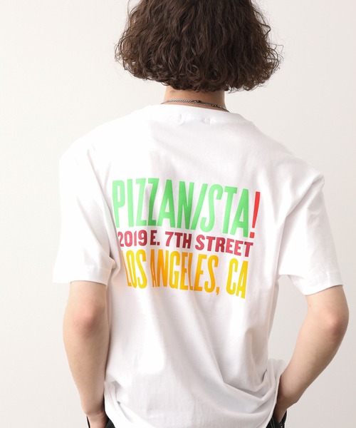 JUNRED（ジュンレッド）の「PIZZANISTA!3連ロゴT（Tシャツ/カットソー・メンズ・ホワイト/ブラック・M/L）」の19枚目の写真