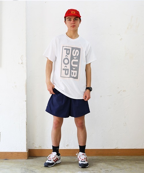 S/S PRINT TEE 'PINK LOGO' /ショートスリーブ プリントT 'ピンクロゴ”（Tシャツ/カットソー）｜SUB POP（サブポップ）