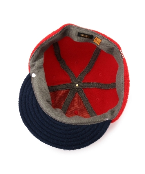 BEAMS BOY（ビームスボーイ）の「decho / フリース BallCAP 14FW（キャップ・レディース・グレー/レッド・ONE SIZE）」の12枚目の写真