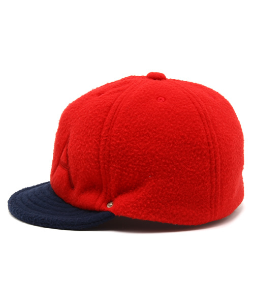 BEAMS BOY（ビームスボーイ）の「decho / フリース BallCAP 14FW（キャップ・レディース・グレー/レッド・ONE SIZE）」の3枚目の写真