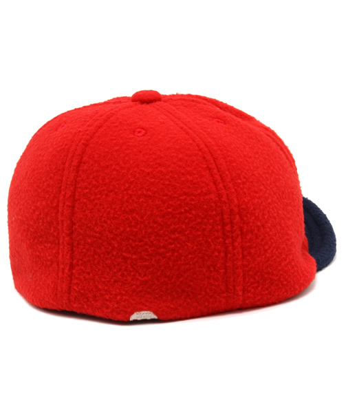 BEAMS BOY（ビームスボーイ）の「decho / フリース BallCAP 14FW（キャップ・レディース・グレー/レッド・ONE SIZE）」の4枚目の写真