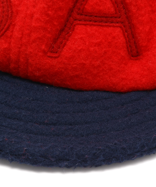 BEAMS BOY（ビームスボーイ）の「decho / フリース BallCAP 14FW（キャップ・レディース・グレー/レッド・ONE SIZE）」の5枚目の写真