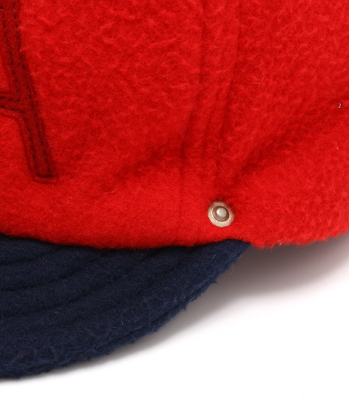 BEAMS BOY（ビームスボーイ）の「decho / フリース BallCAP 14FW（キャップ・レディース・グレー/レッド・ONE SIZE）」の6枚目の写真