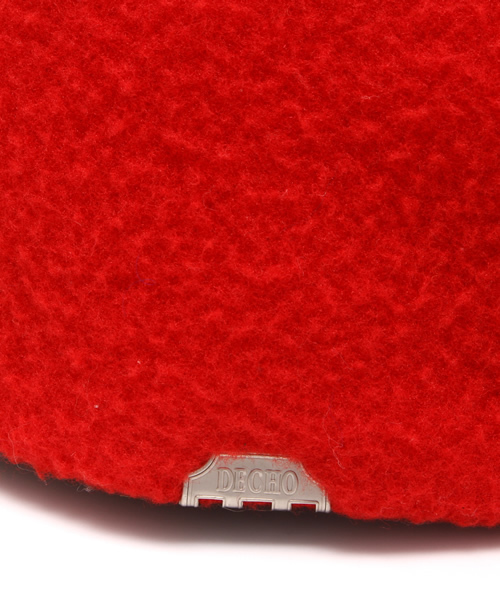 BEAMS BOY（ビームスボーイ）の「decho / フリース BallCAP 14FW（キャップ・レディース・グレー/レッド・ONE SIZE）」の8枚目の写真