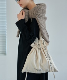 Edit Sheen | ロゴキャンバス巾着トート(トートバッグ)