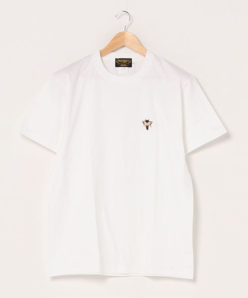 PARKS TOKYO SELECT(パークストウキョウセレクト)の「【UNIVERD72】EMB TEE(FLYING SQUIRREL)(Tシャツ/カットソー・メンズ・ホワイト/ネイビー/ブラック・MEDIUM/LARGE/X-LARGE)」の2枚目の写真