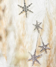 MAYGLOBE | MAYGLOBE Veil / アシンメトリースターイヤリング(イヤリング)