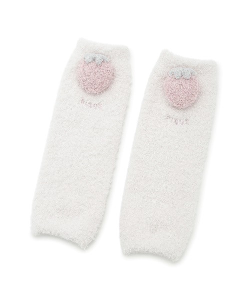 Gelato Pique ジェラートピケ の Baby ベビモコ ストロベリー Baby レッグウォーマー ベビーシューズ ベビーソックス Wear