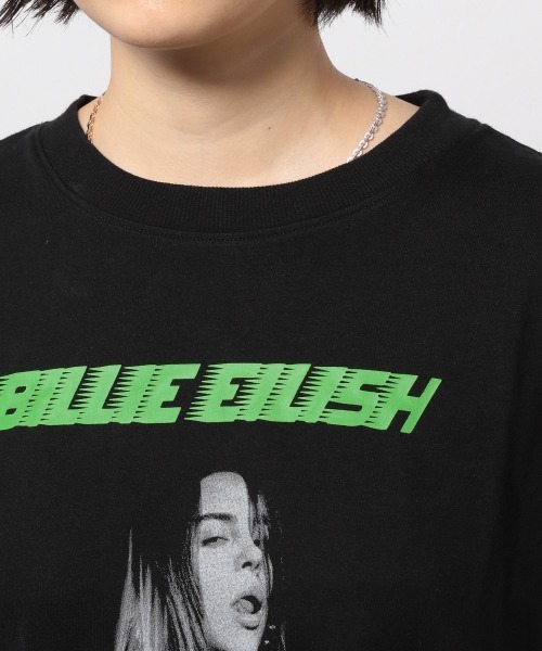 PAGEBOY(ページボーイ)の「BILLIE EILISH ロンT(Tシャツ/カットソー・レディース・ホワイト/ブラック・FREE)」の8枚目の写真