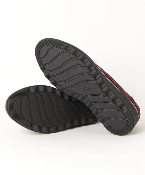 Clarks（クラークス）の「Sharon Noel / シャロンノエル (バーガンディヌバック)（スニーカー・レディース・レッド・4/4.5/6/5/5.5/3.5/3）」の3枚目の写真